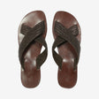 Ankh Sandals - Brown