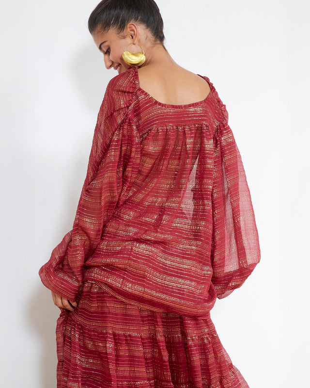 Blouse Esteban - Rouge - Image 3