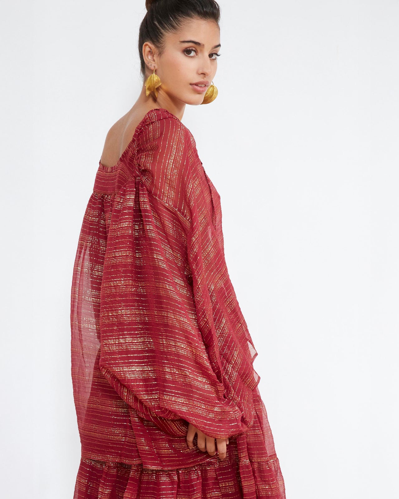 Esteban Blouse - Red - Image 2