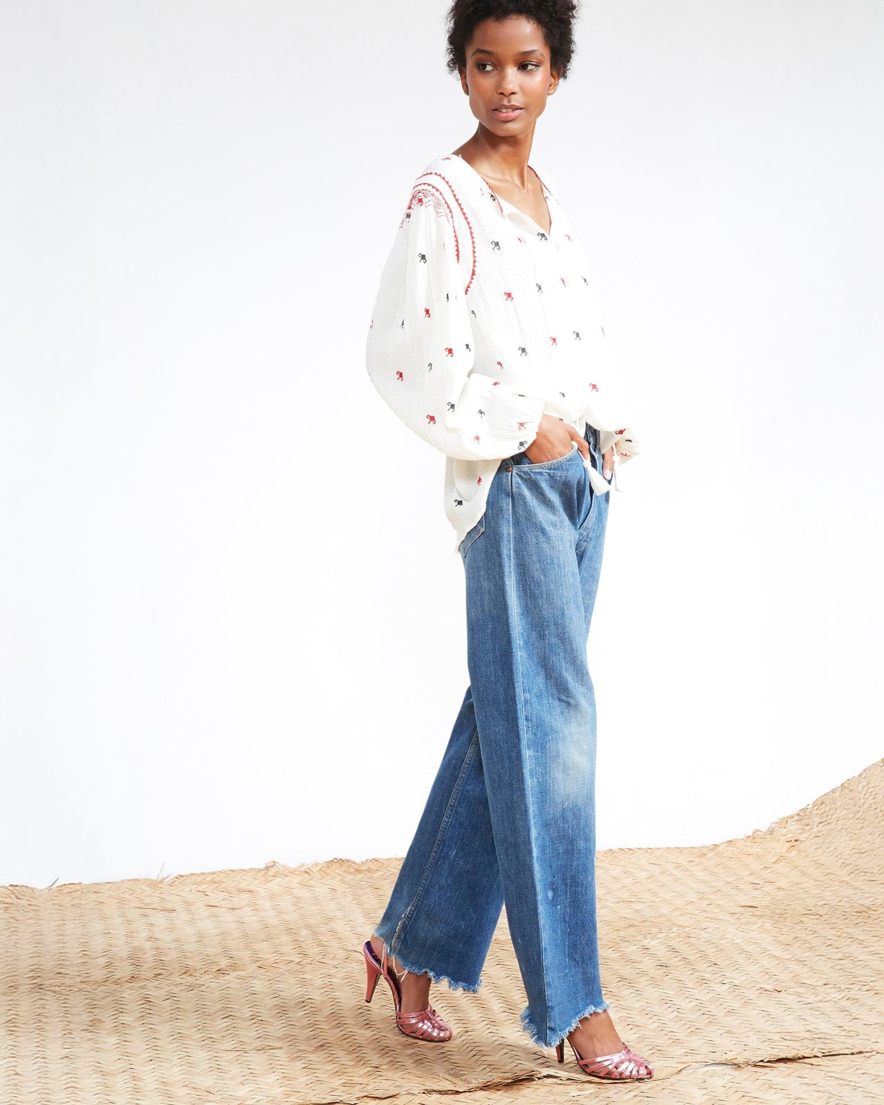 Fedora Blouse - Ivory - Image 4