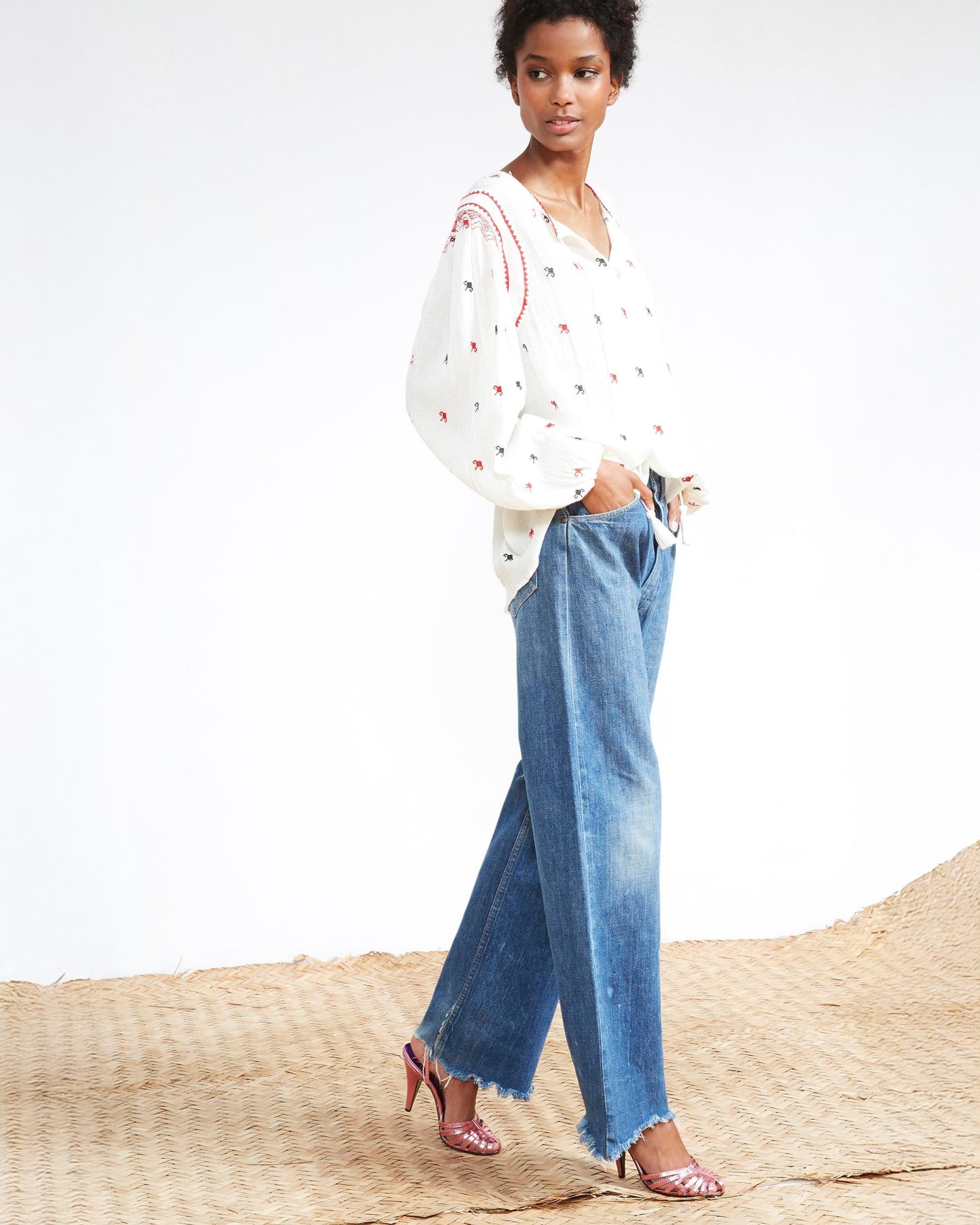 Fedora Blouse - Ivory