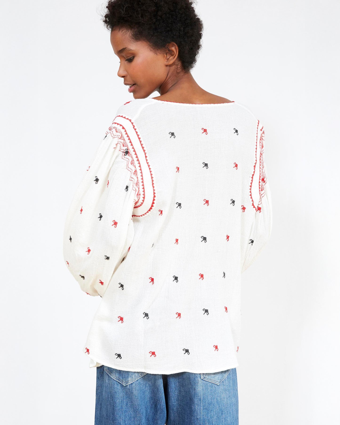 Fedora Blouse - Ivory