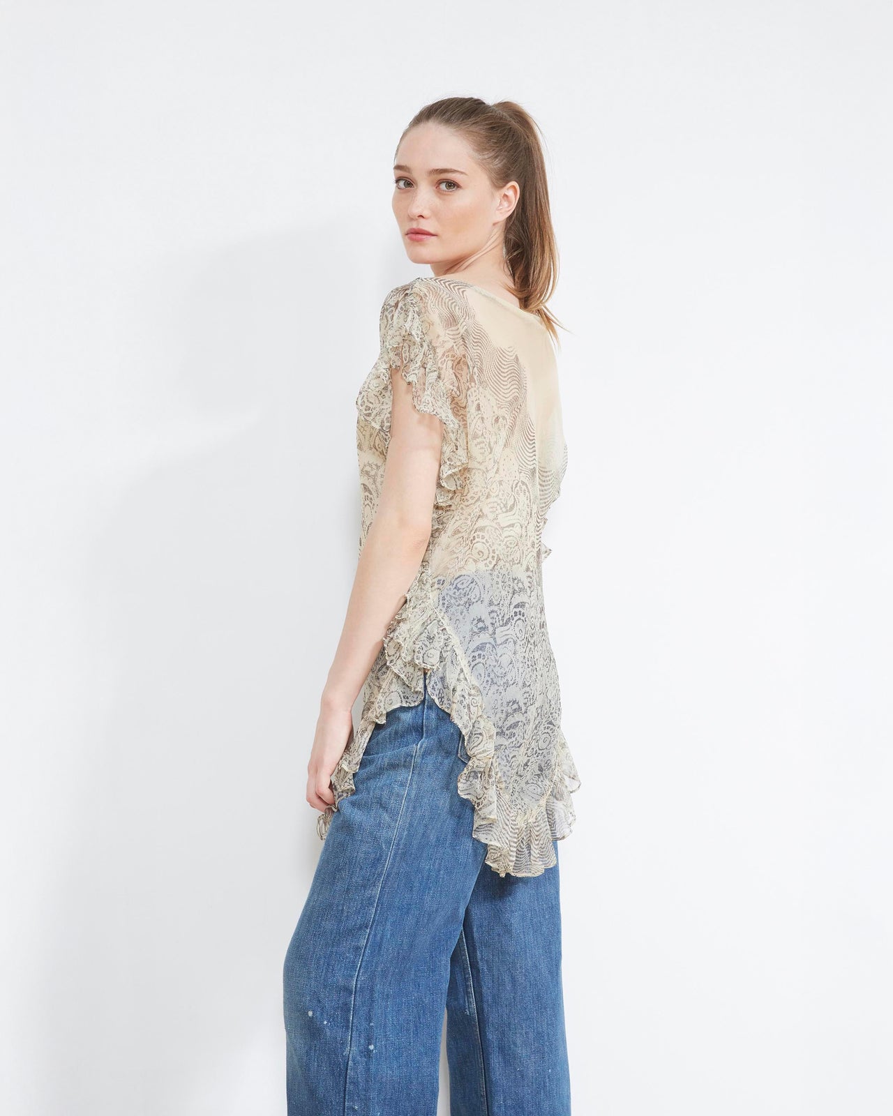 Lily Top - Ecru - Image 4
