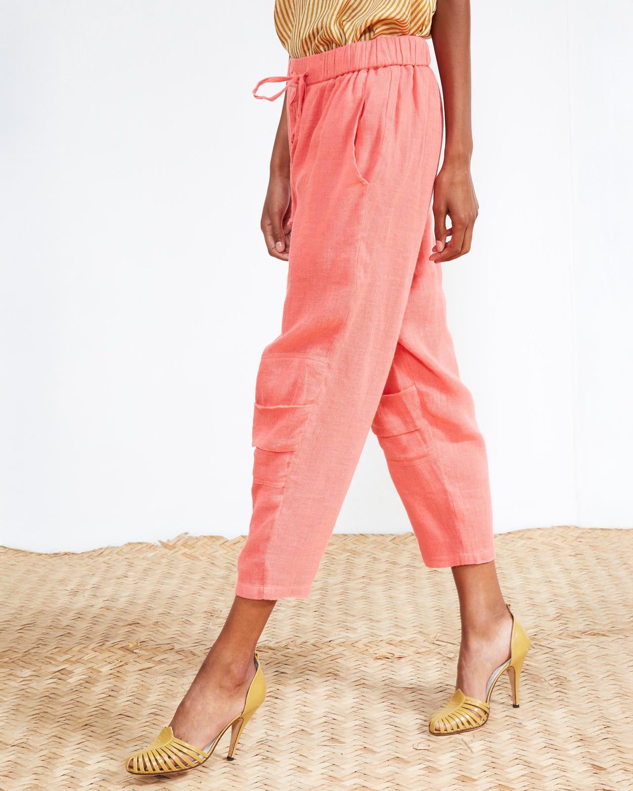 Pantalon Rag - Corail - Image 3