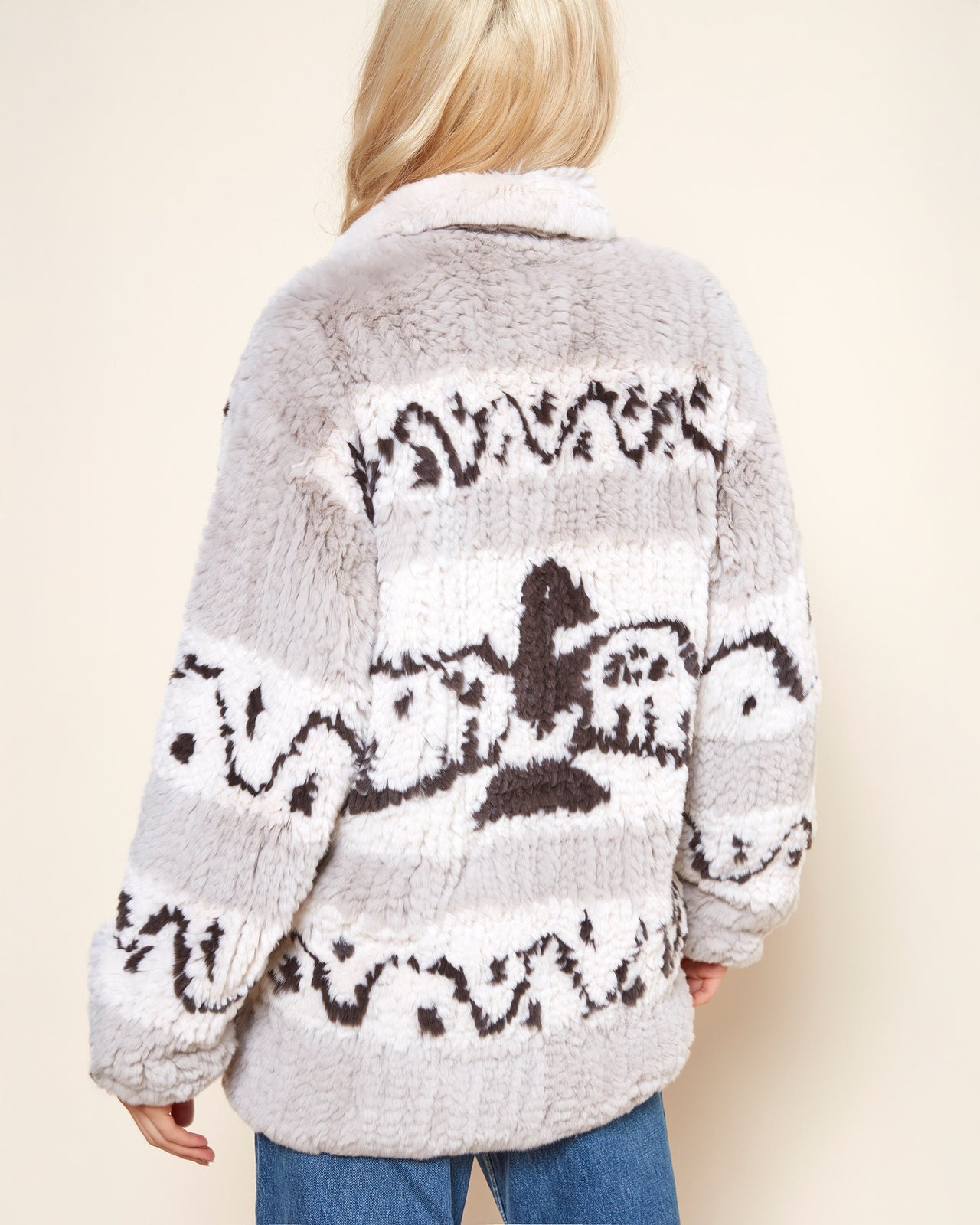 Cowichan Jacket - Ecru - Image 3