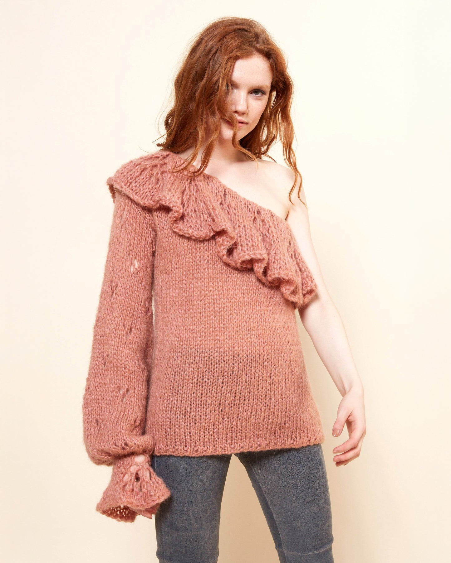 Cold-Related Sweater - Nude