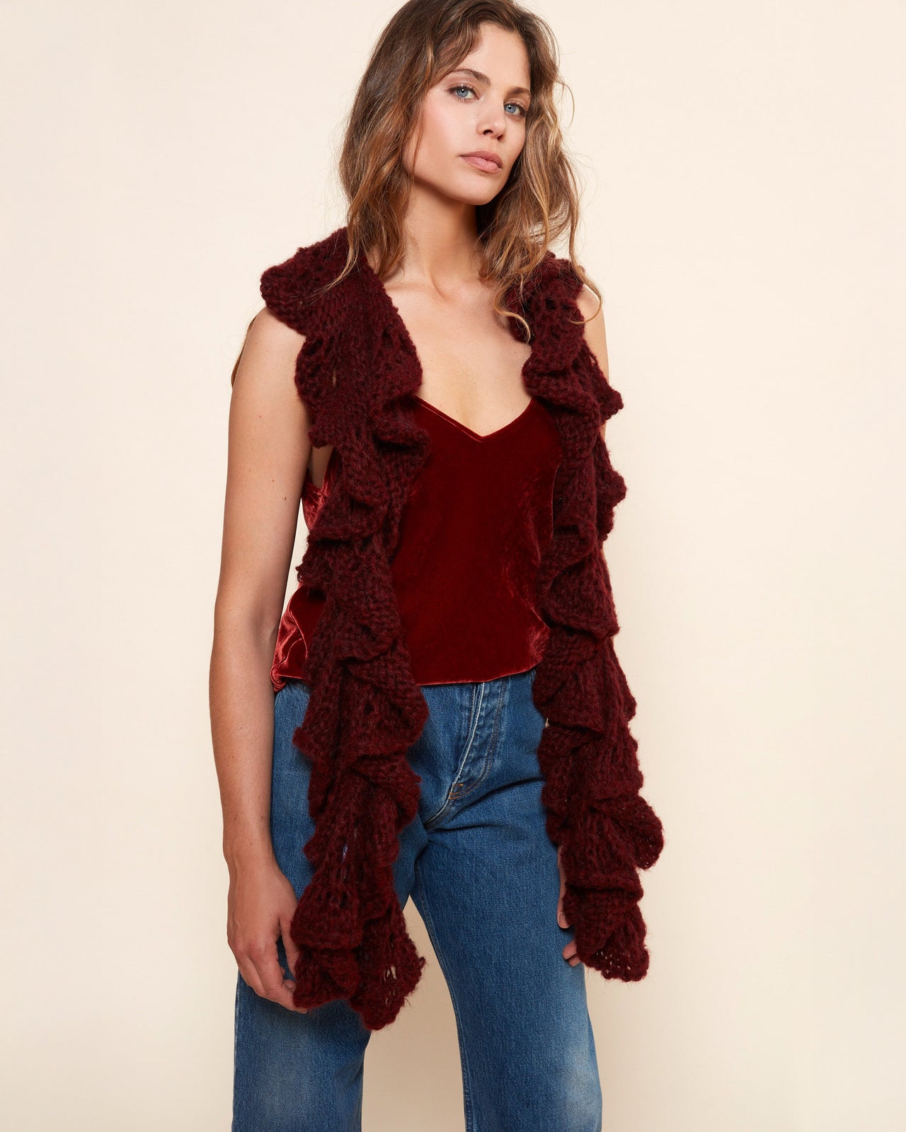 Frimouse Scarf - Red - Image 2