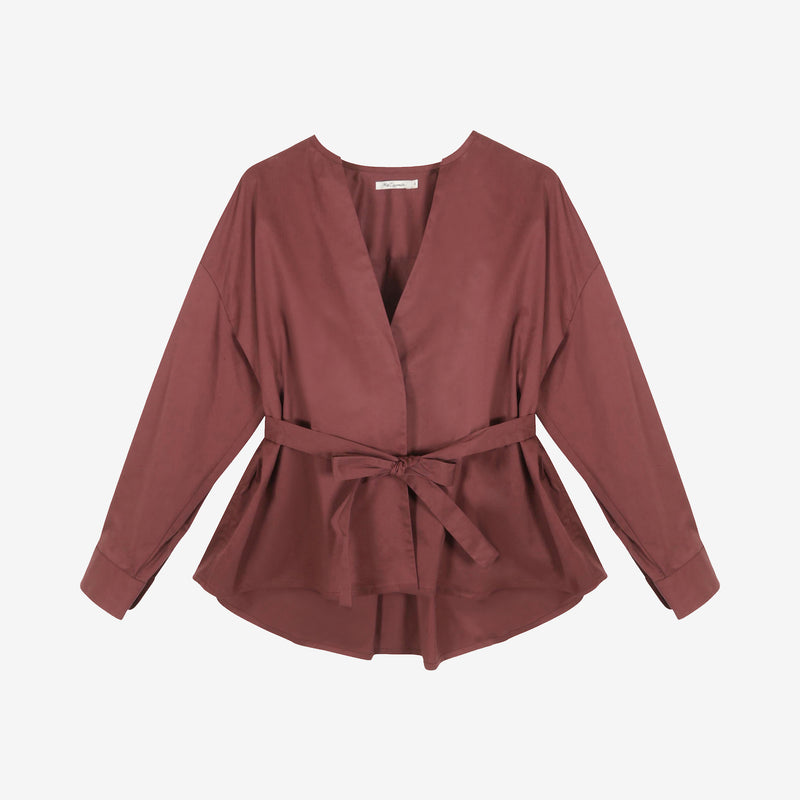 Gotham Cardigan - Terracotta