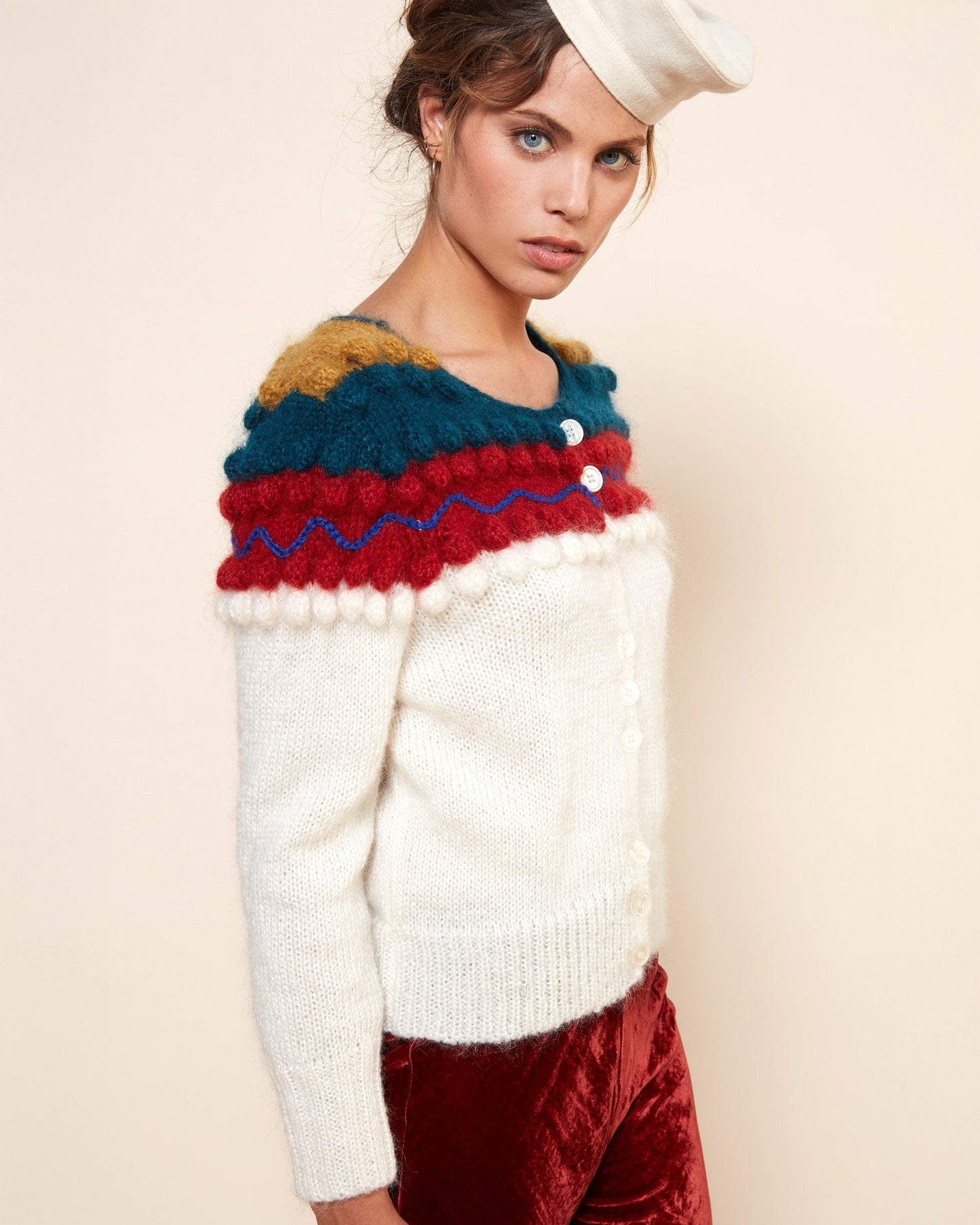 Manolo Cardigan - Ecru