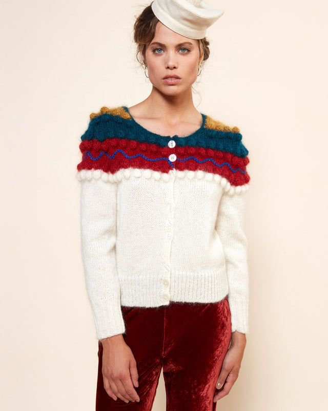 Manolo Cardigan - Ecru - Image 2