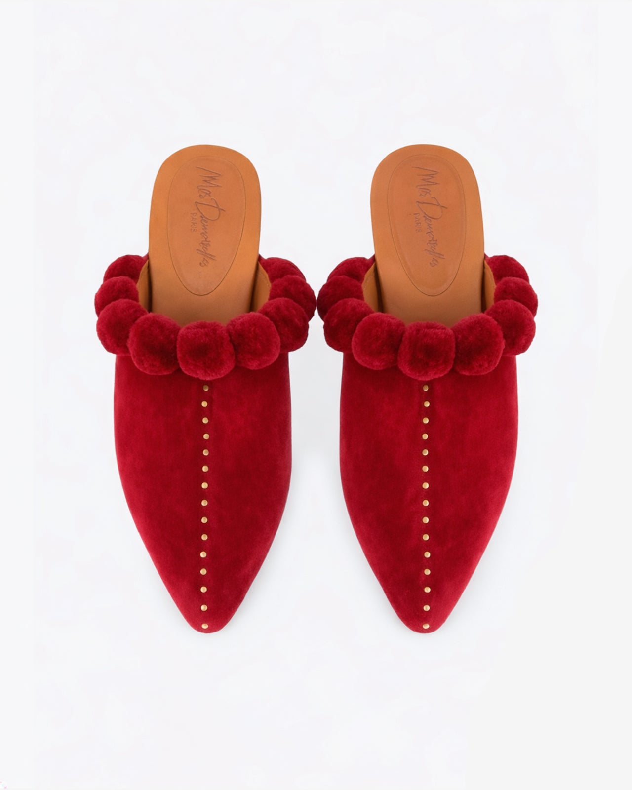 Miss Pompon Shoes - Red - Image 1