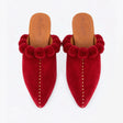 Miss Pompon Shoes - Red