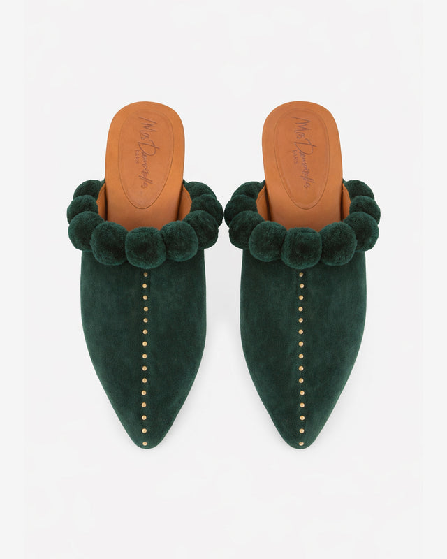Chaussures Miss Pompon - Vert - Image 1