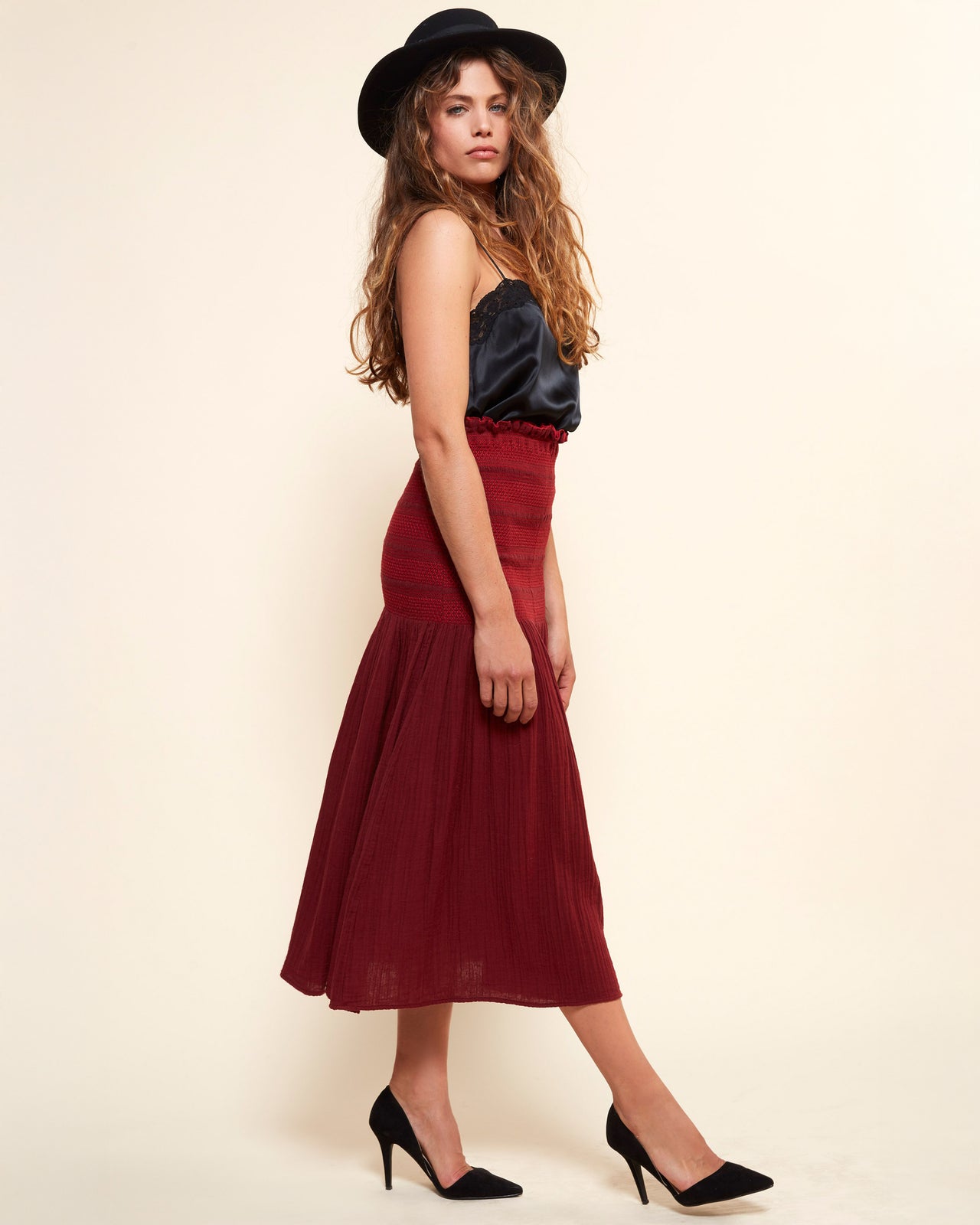 Jupe Toinette - Rouge - Image 1