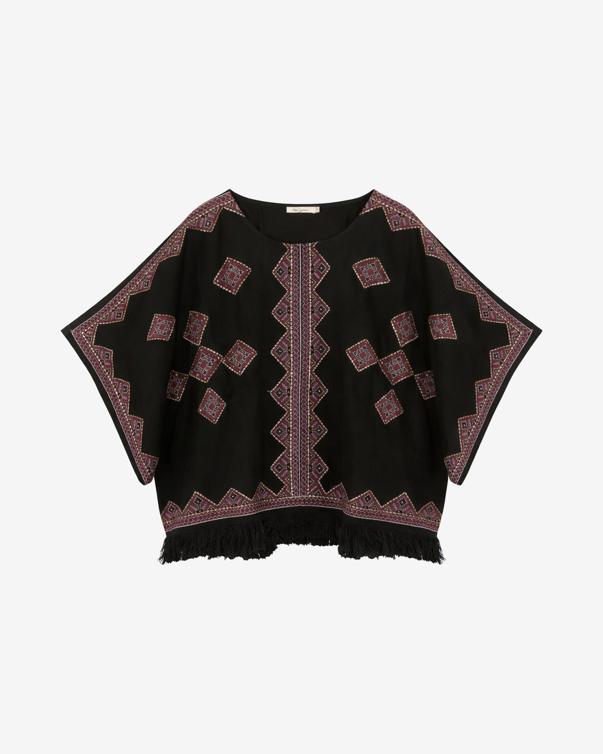 Poncho Zakarie - Noir - Image 2