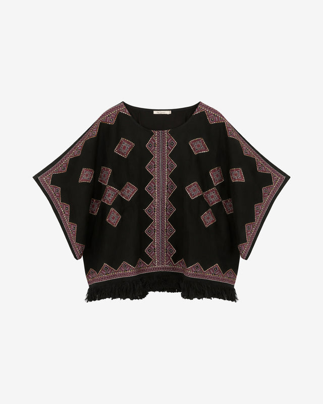 Poncho Zakarie - Noir - Image 2