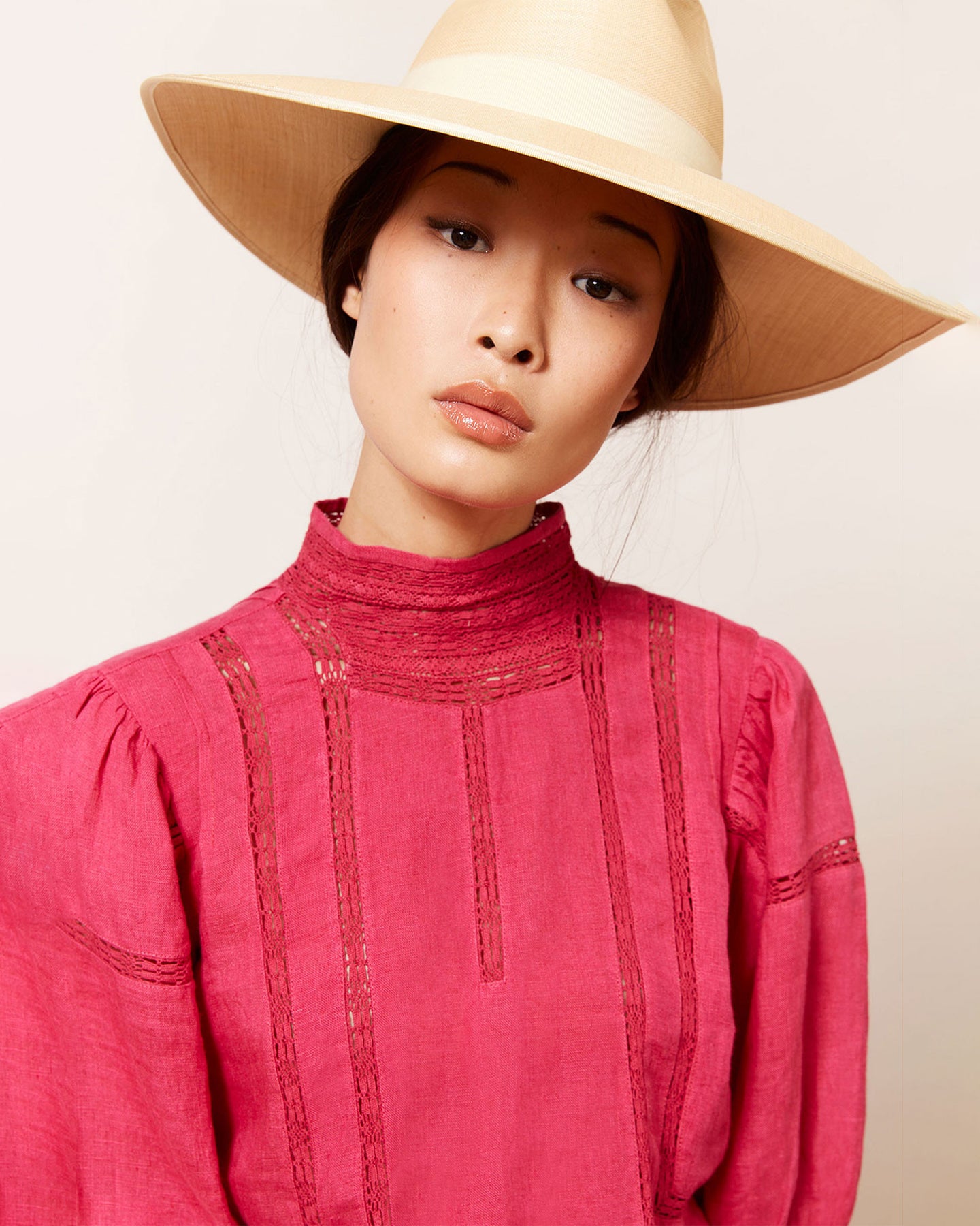 Byrds Blouse - Fuchsia