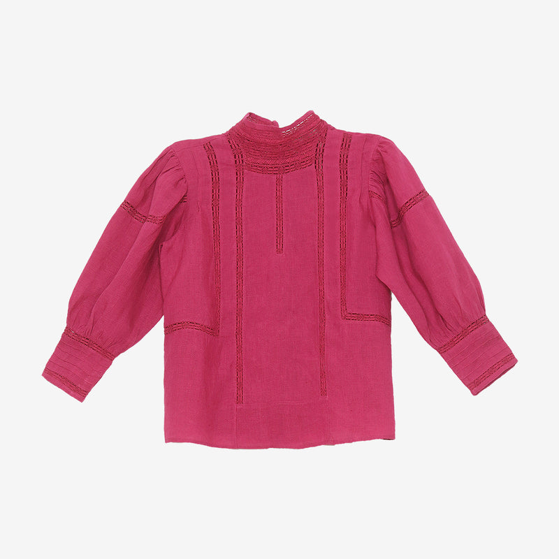Byrds Blouse - Fuchsia