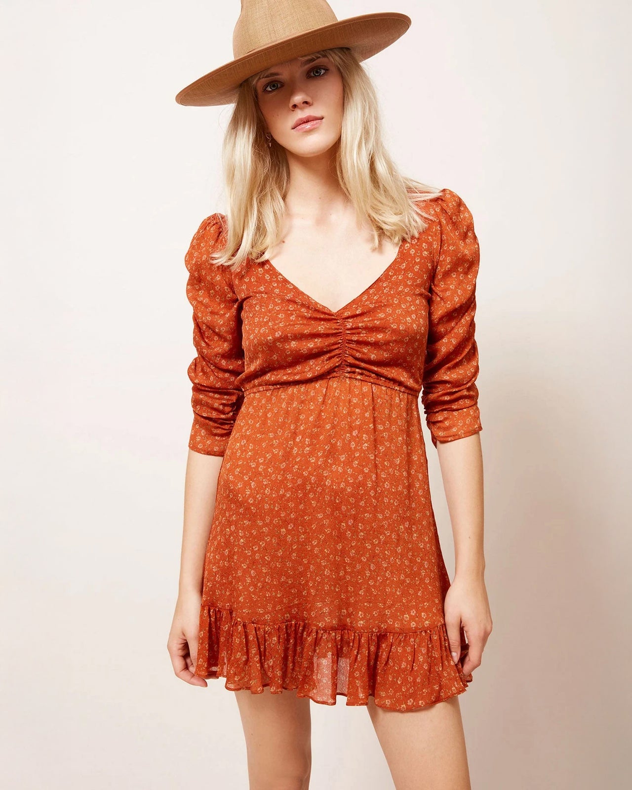 Francesca Dress - Orange - Image 2