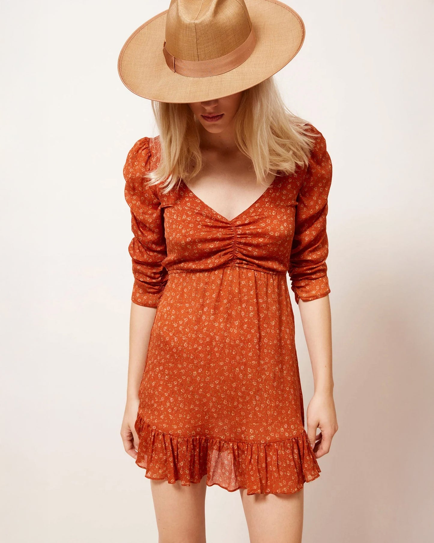 Francesca Dress - Orange
