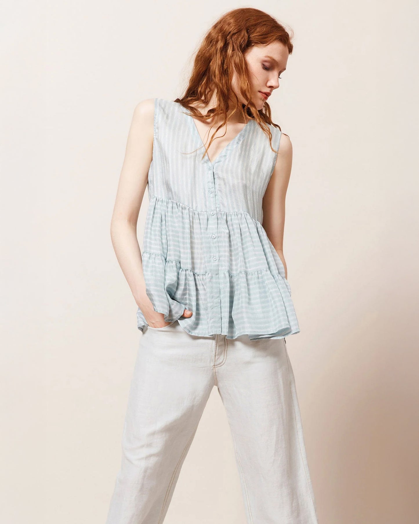 Jodha Top - Blue