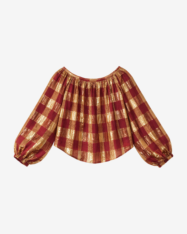Blouse Mojdeh - Rouge - Dernière image