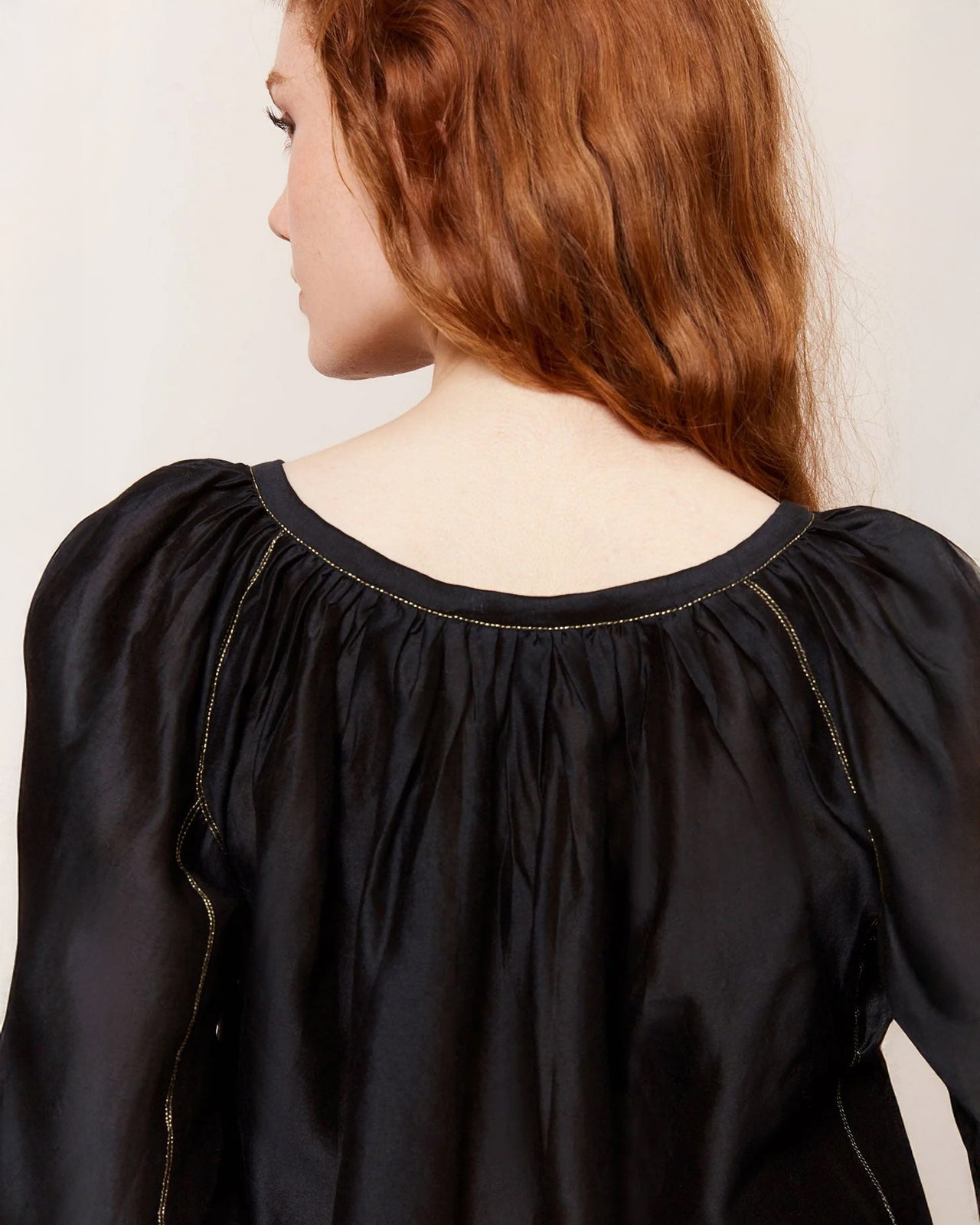 Evening Primrose Blouse - Black - Image 5