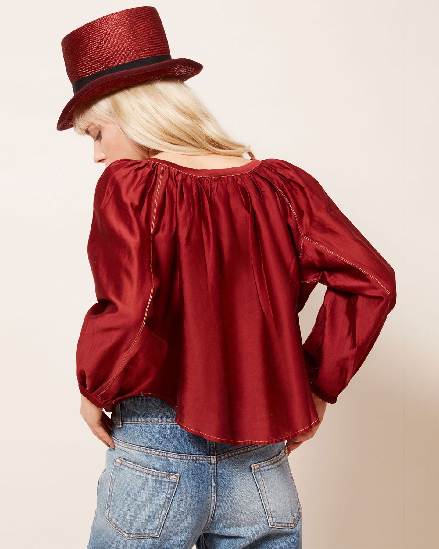 Evening Primrose Blouse - Red