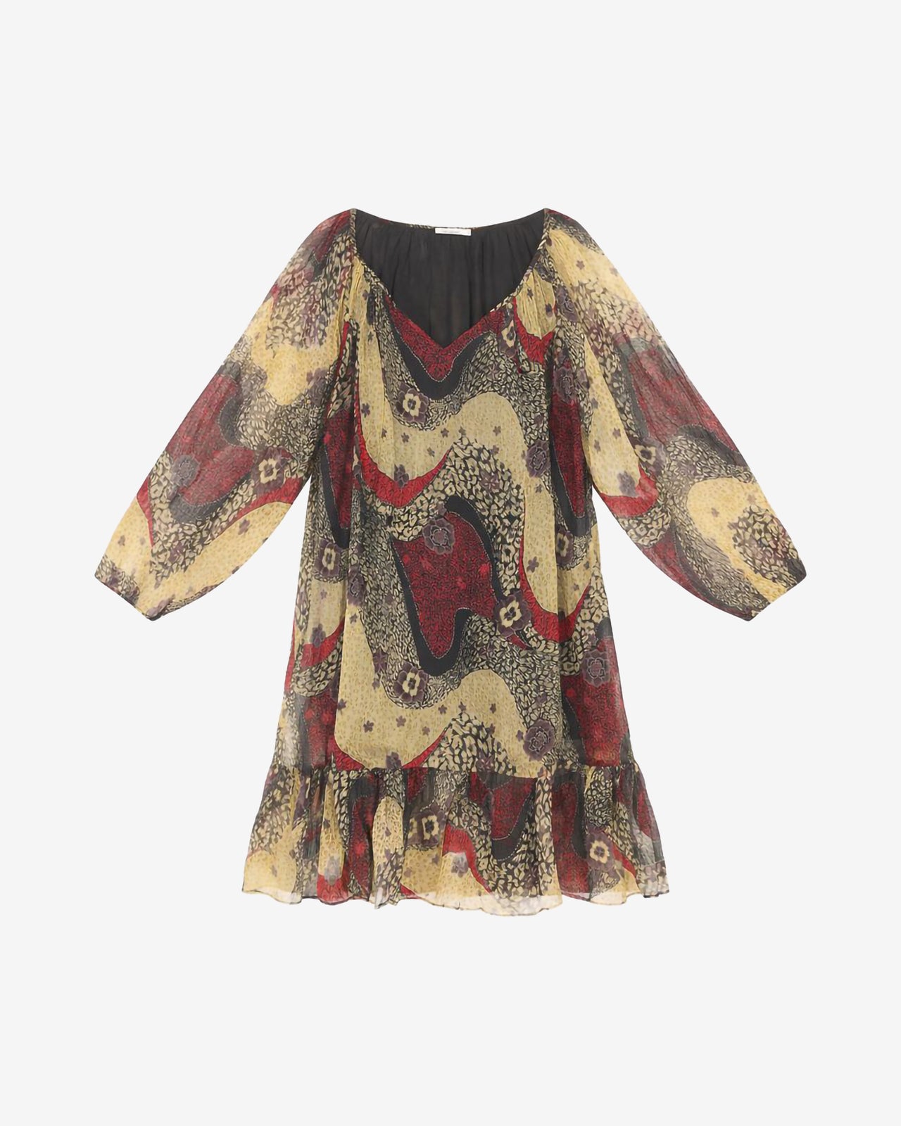 Sri Lankan Dress - Yellow - Image 7