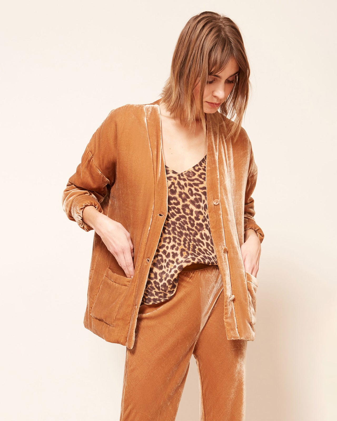 Veste Sucker - Nude - Image 1