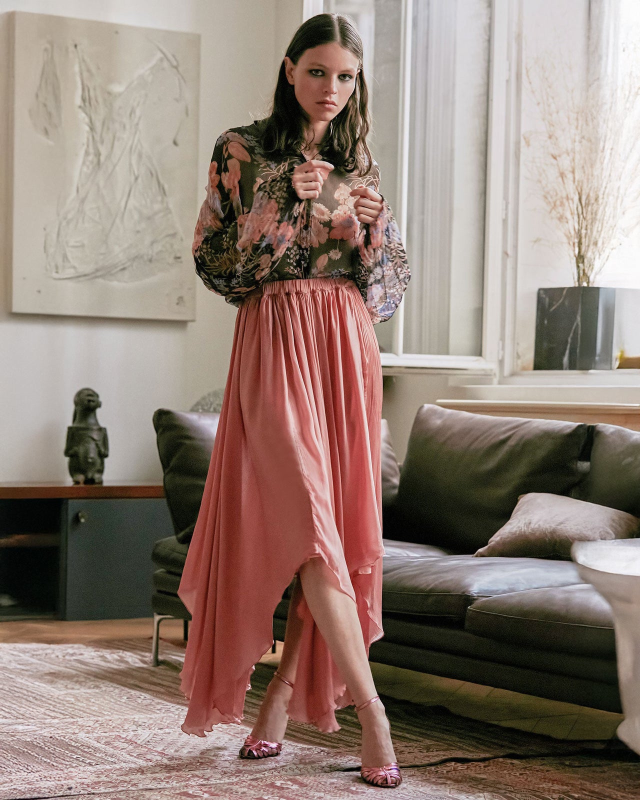 Alizee Skirt - Red - Image 5