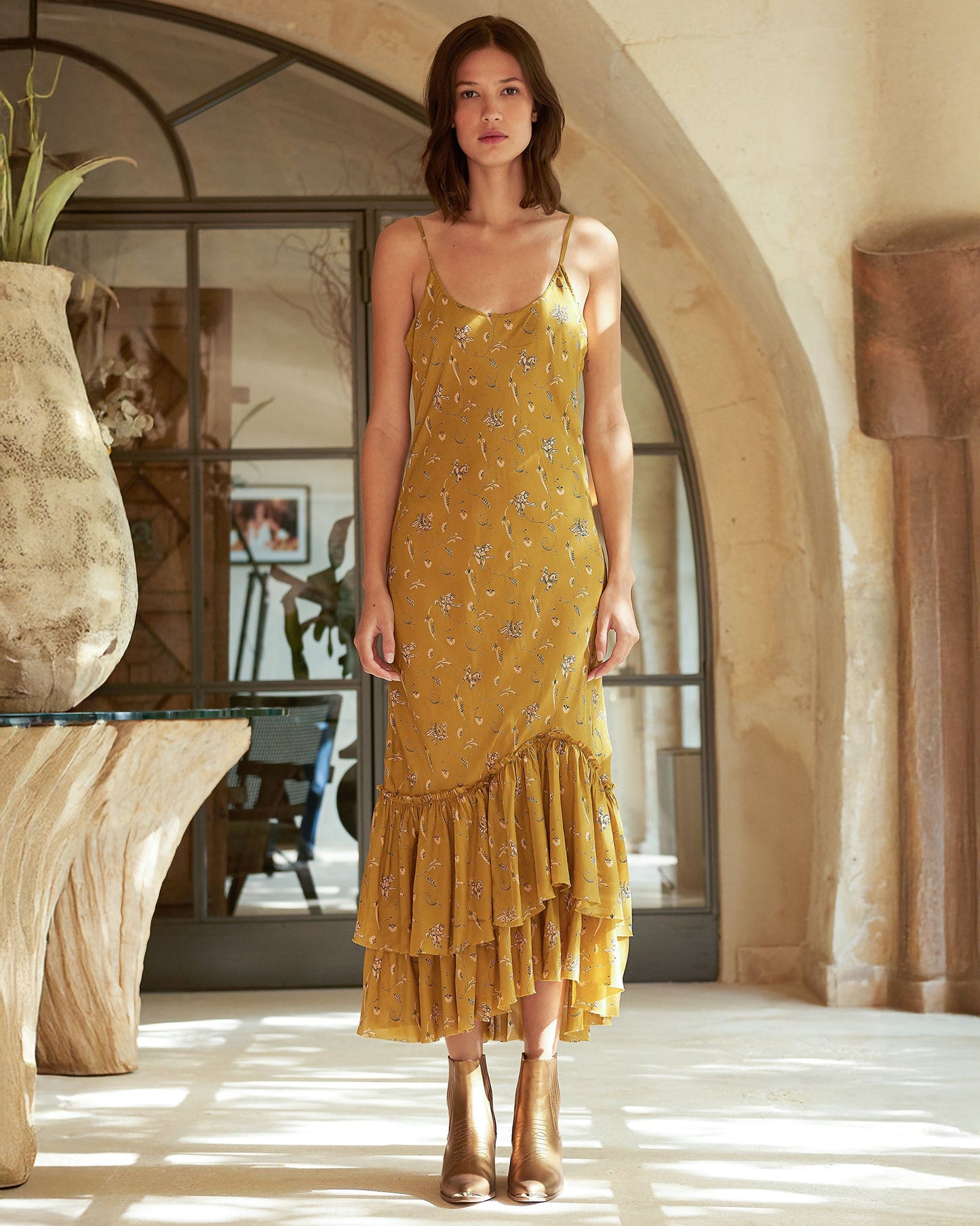 Bamboo Dress - Khaki
