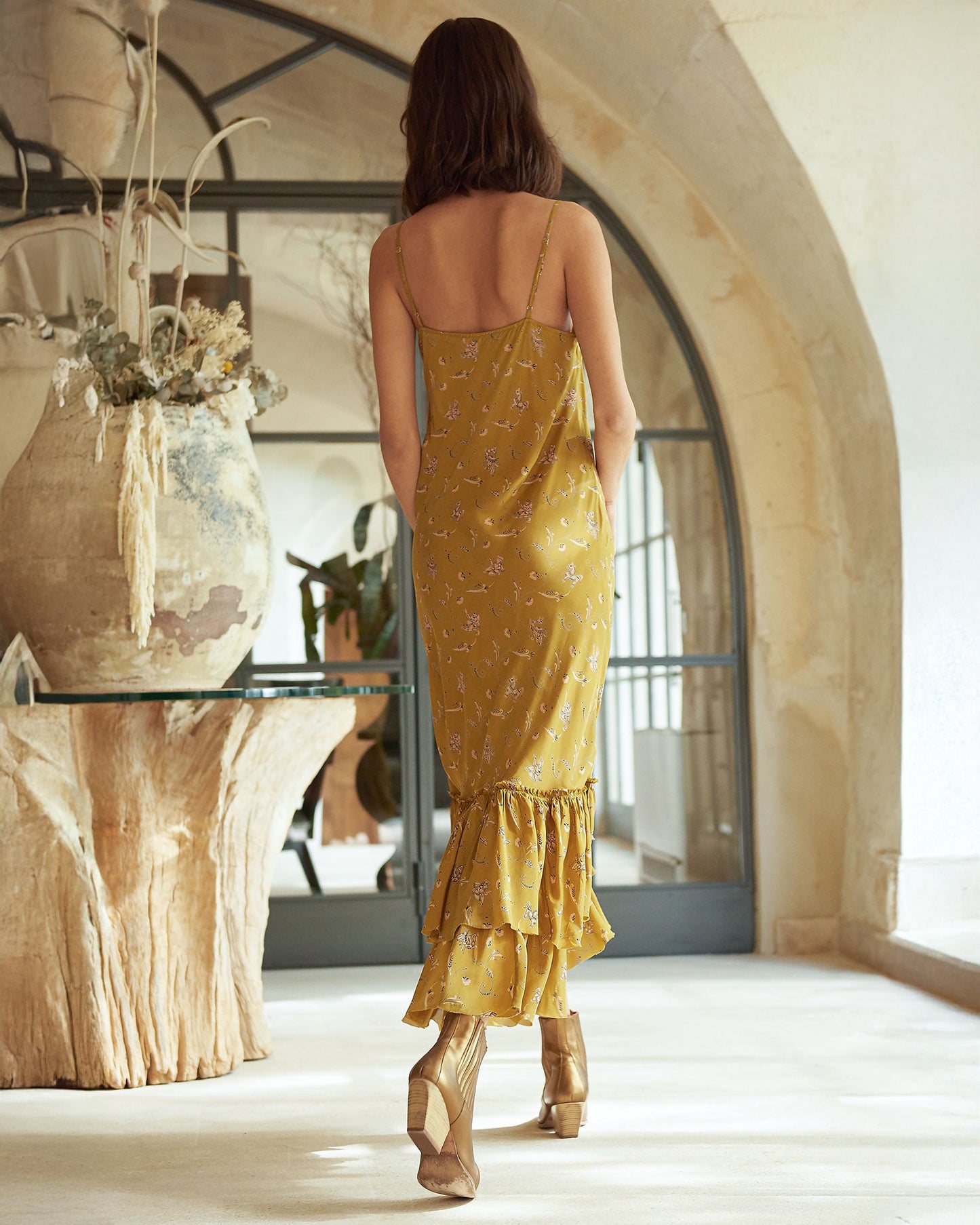 Bamboo Dress - Khaki