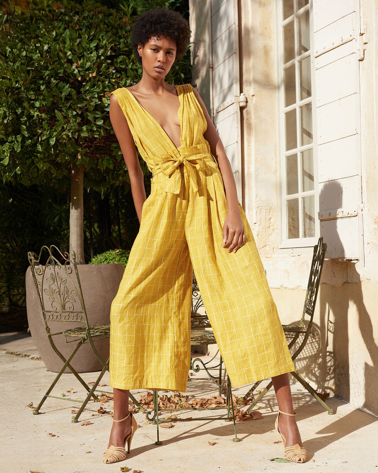 Cancun Jumpsuit - Yellow - Image 3