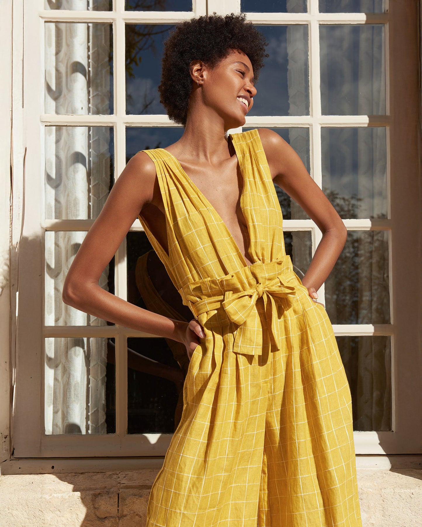 Cancun Jumpsuit - Yellow