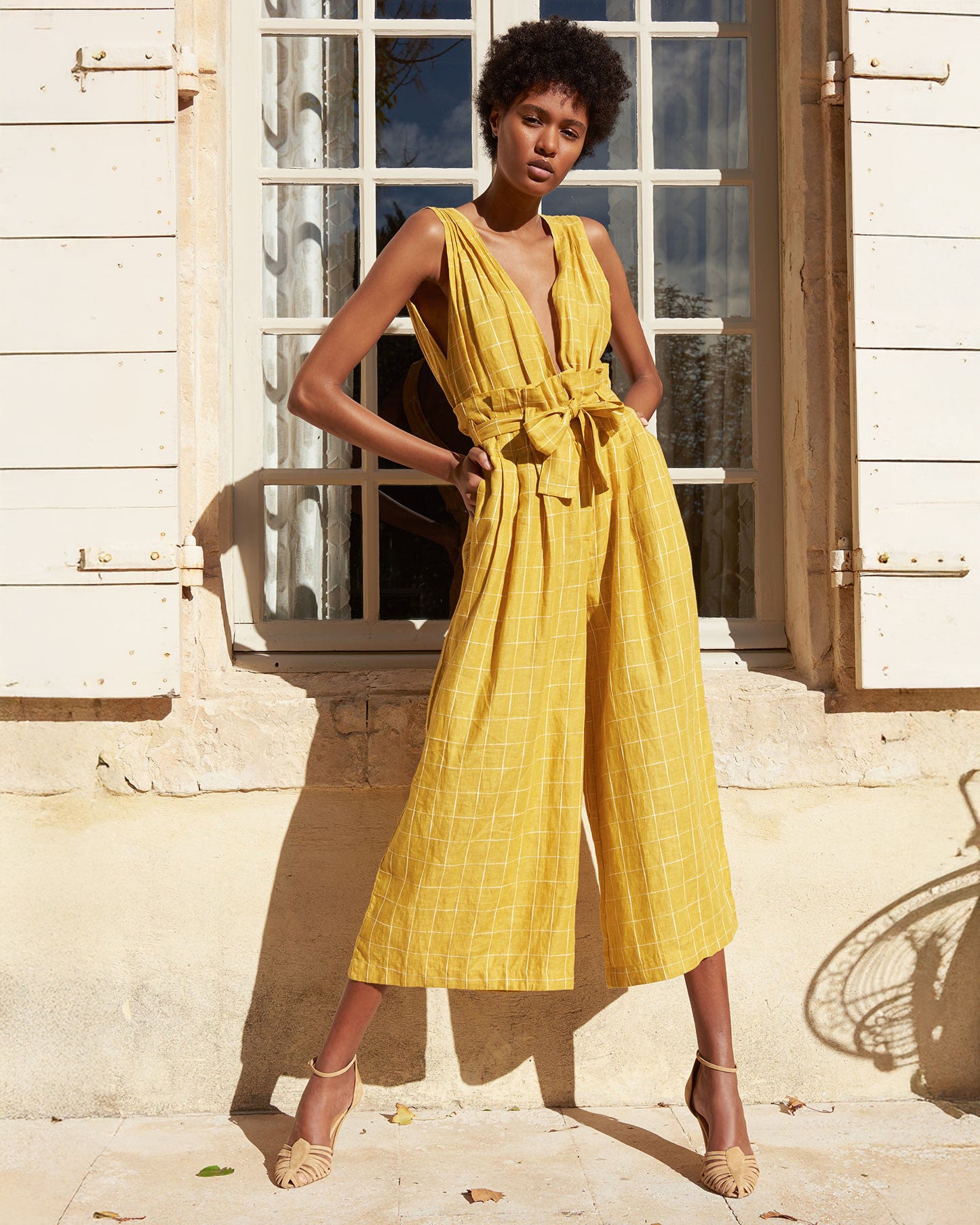 Cancun Jumpsuit - Yellow