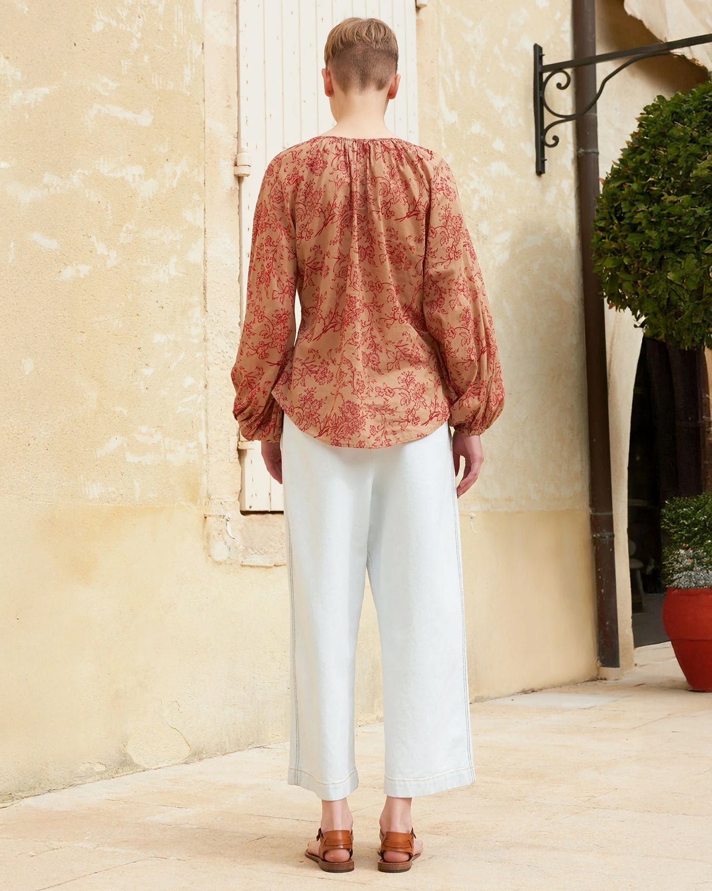Blouse Josette - Pêche