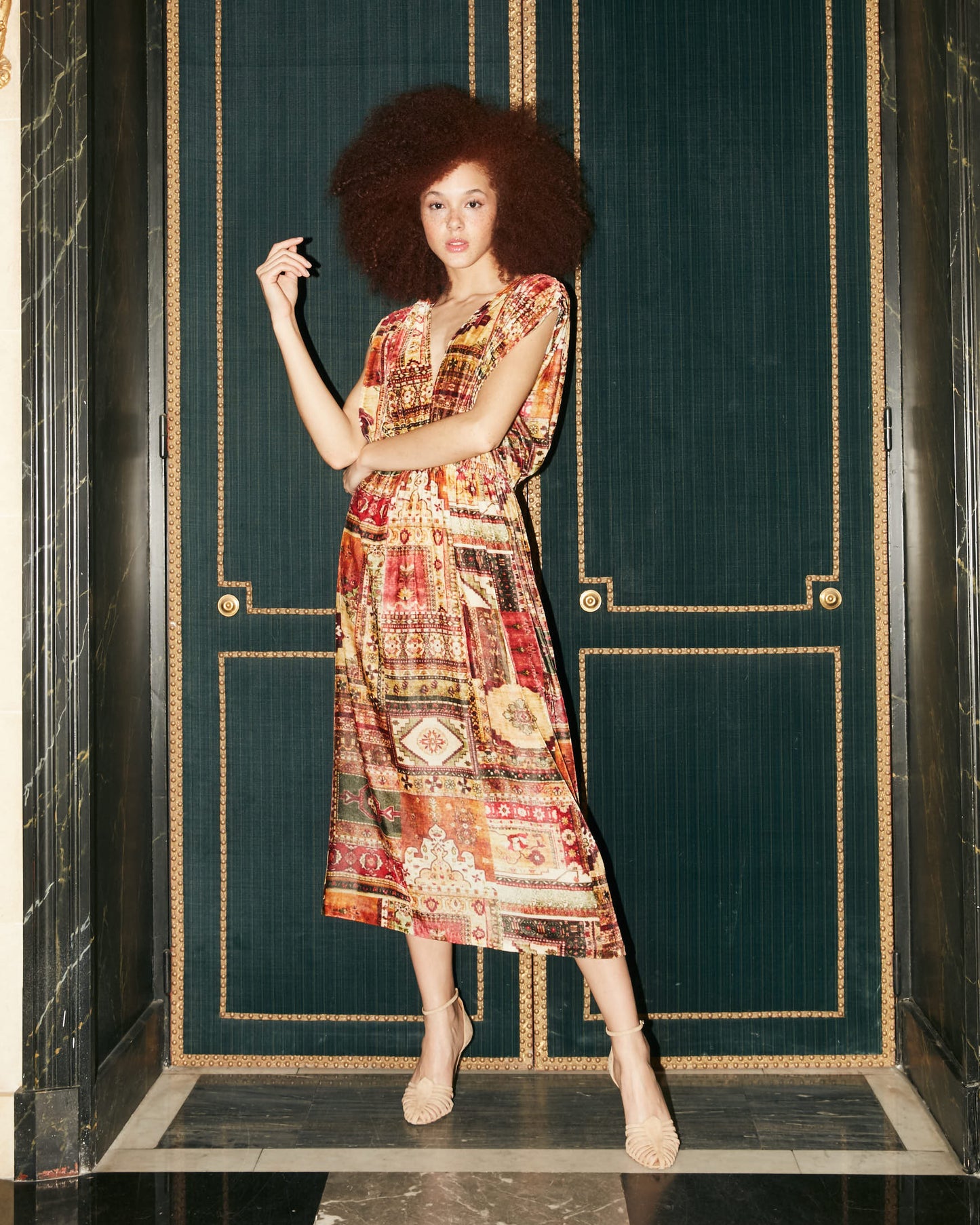 Bergamo Dress - Red