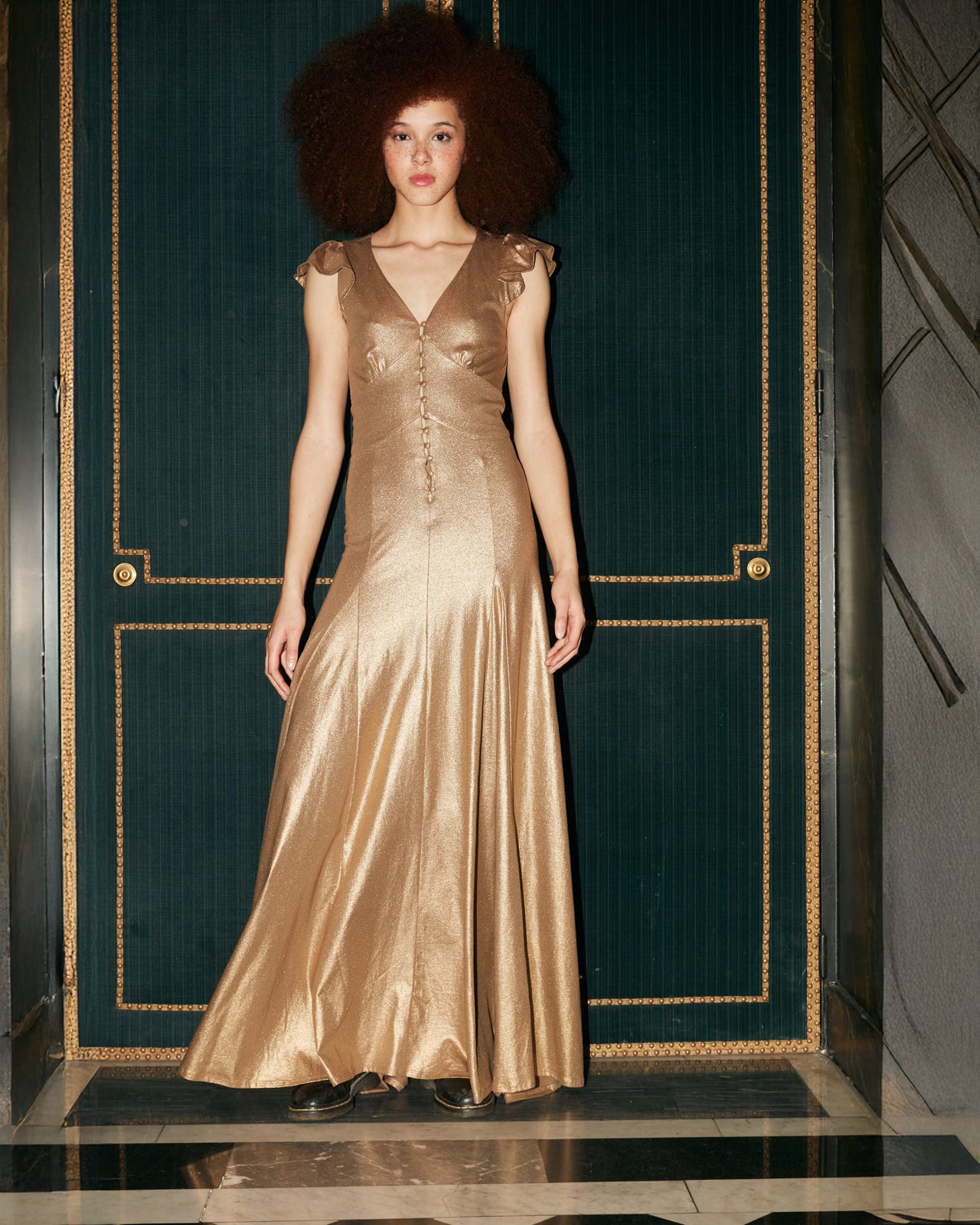 Charlize Dress - Hazelnut - Image 1