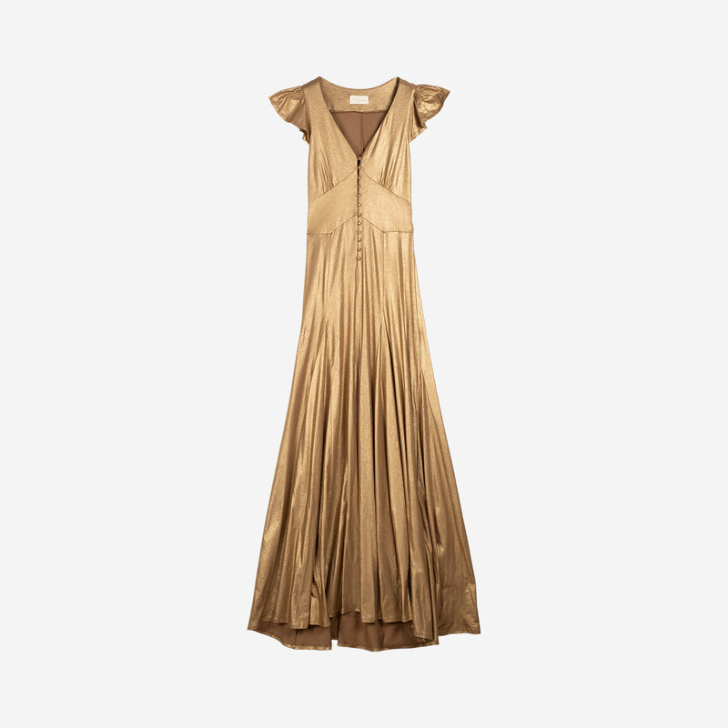 Charlize Dress - Hazelnut