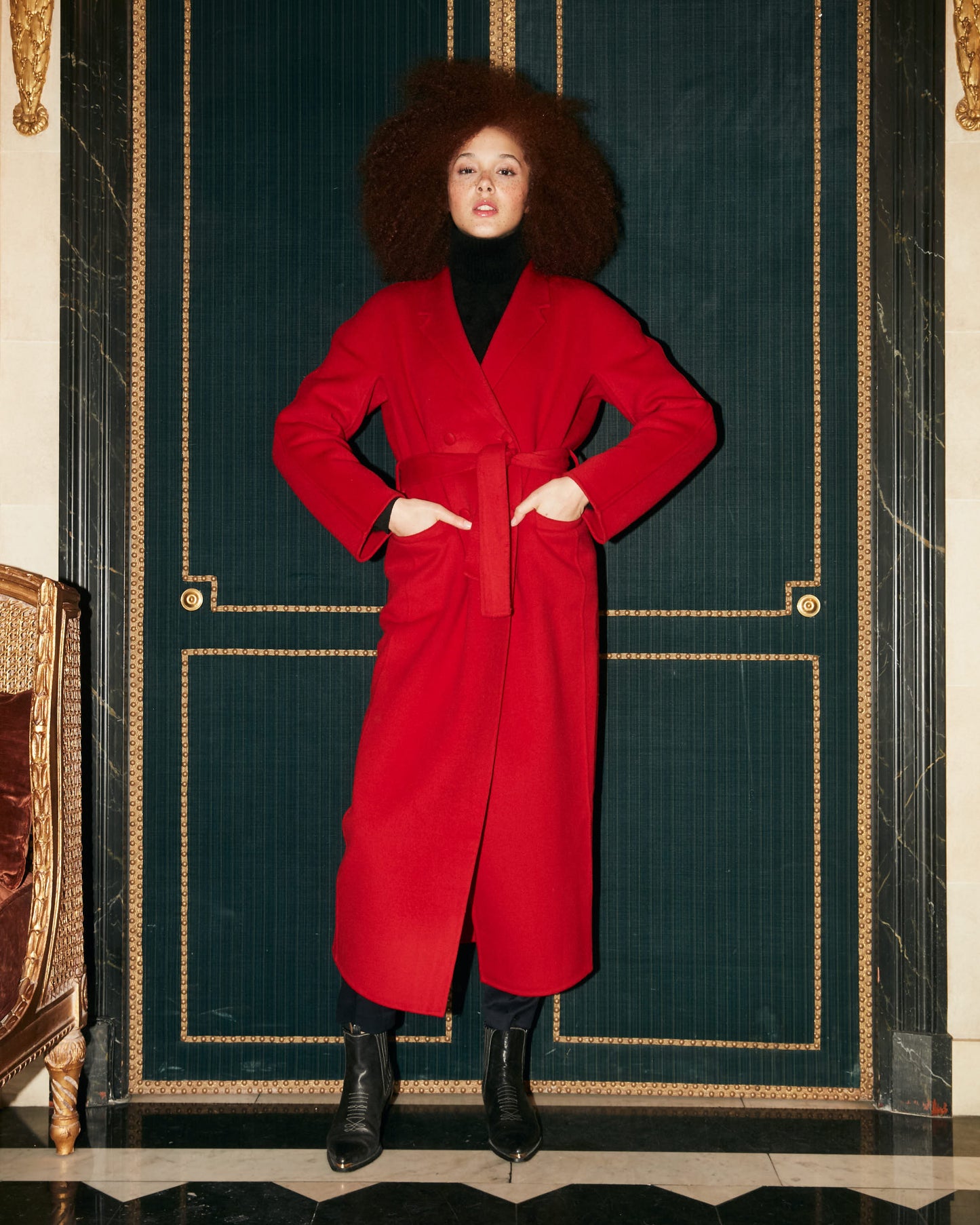 Manteau Columbus - Rouge