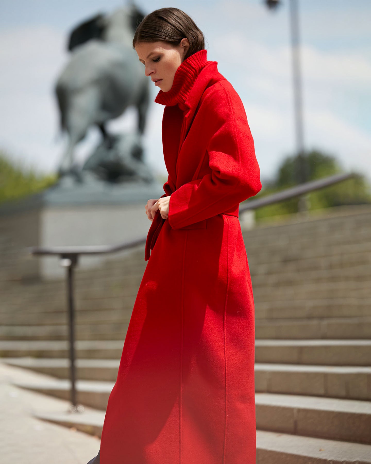 Manteau Columbus - Rouge