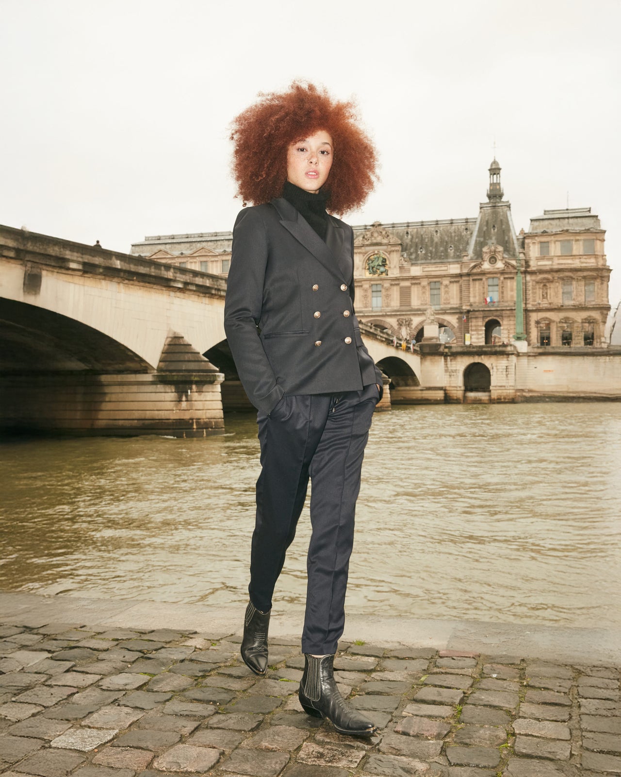 Constanzia Pants - Navy Blue - Image 4