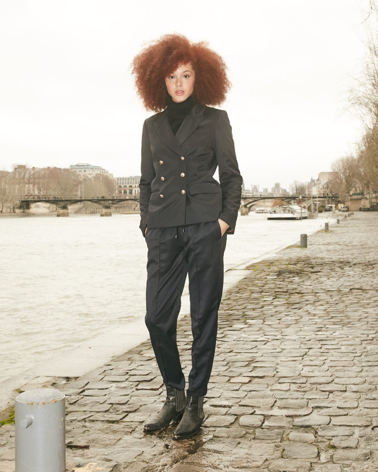 Constanzia Pants - Navy Blue - Image 1