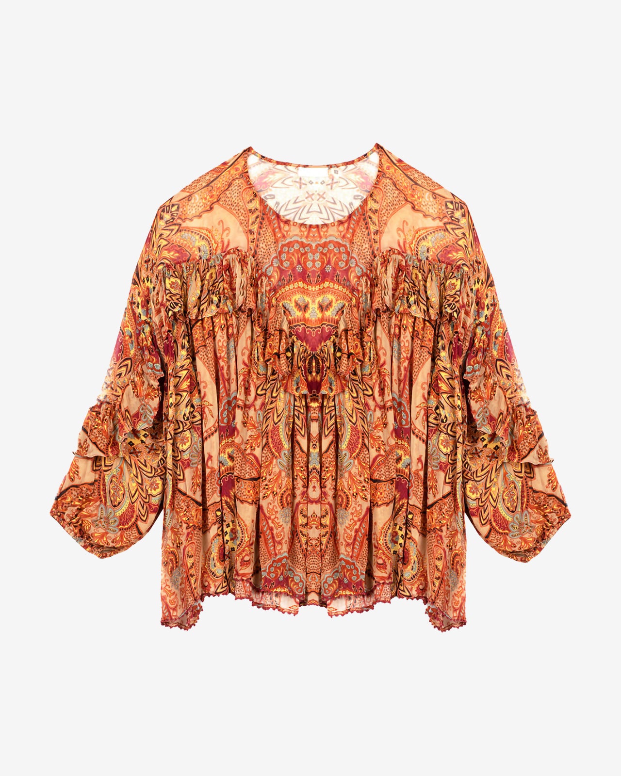 Latifah Blouse - Orange - Image 7