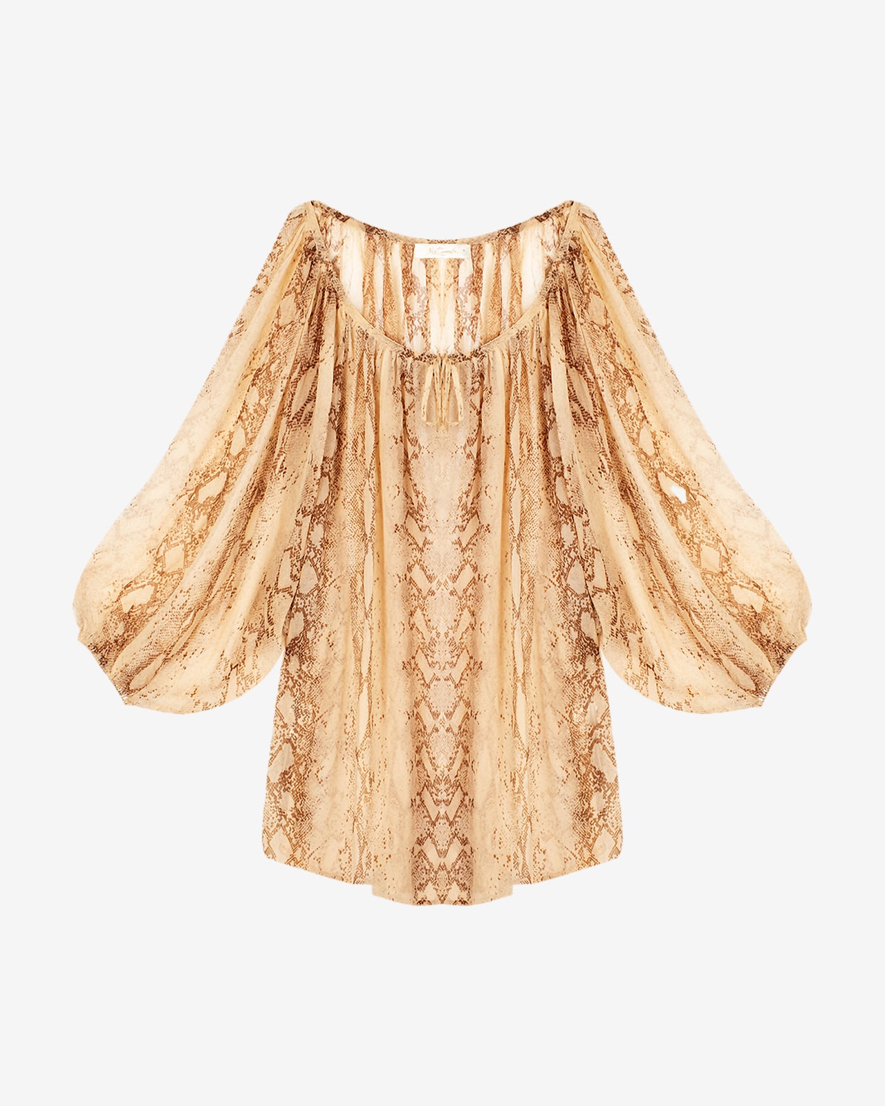 Python Blouse - Beige - Image 1