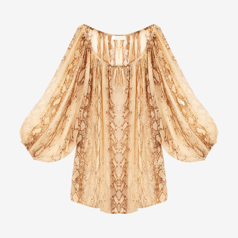 Python Blouse - Beige