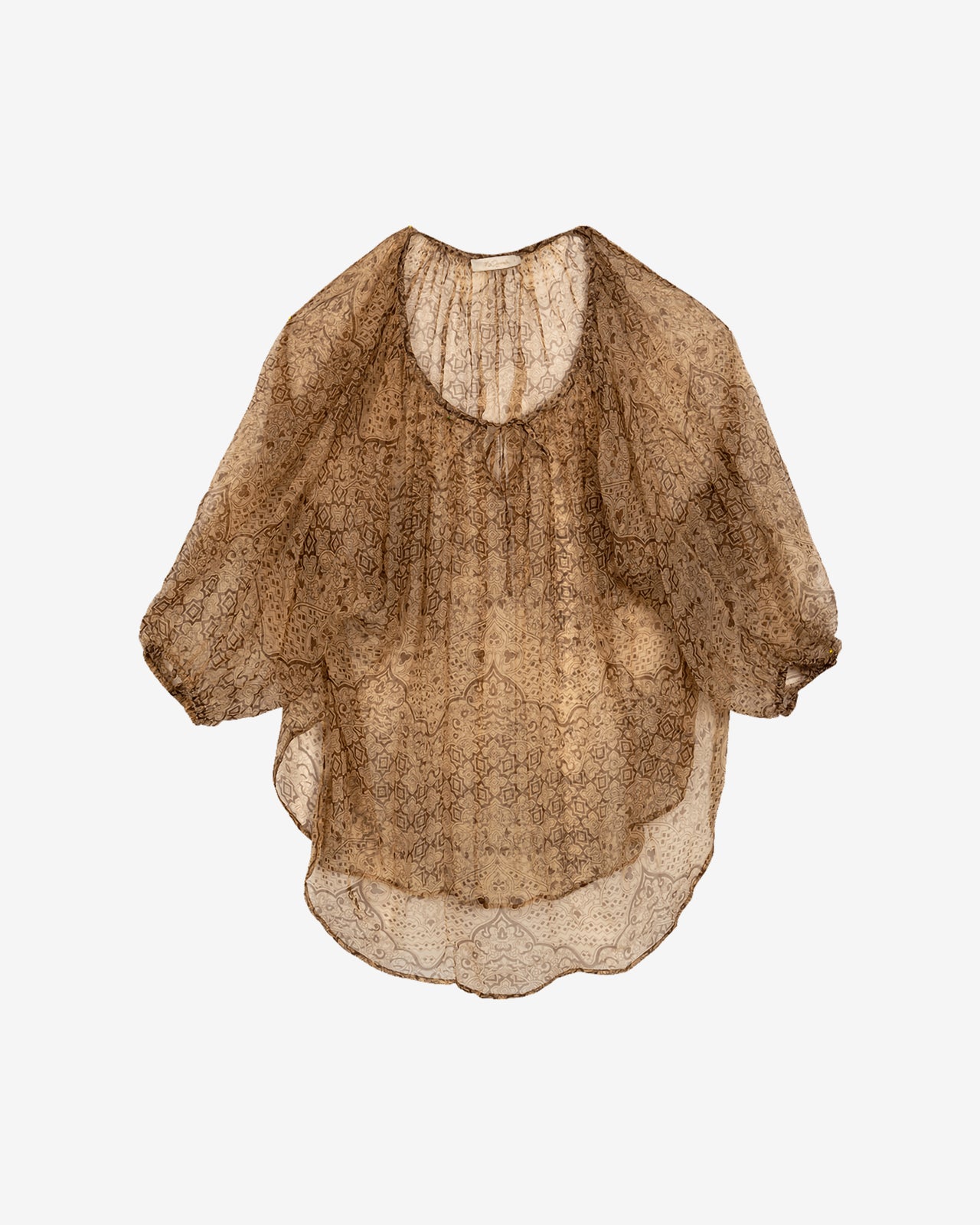 Corbusier Blouse - Olive Brown - Image 1
