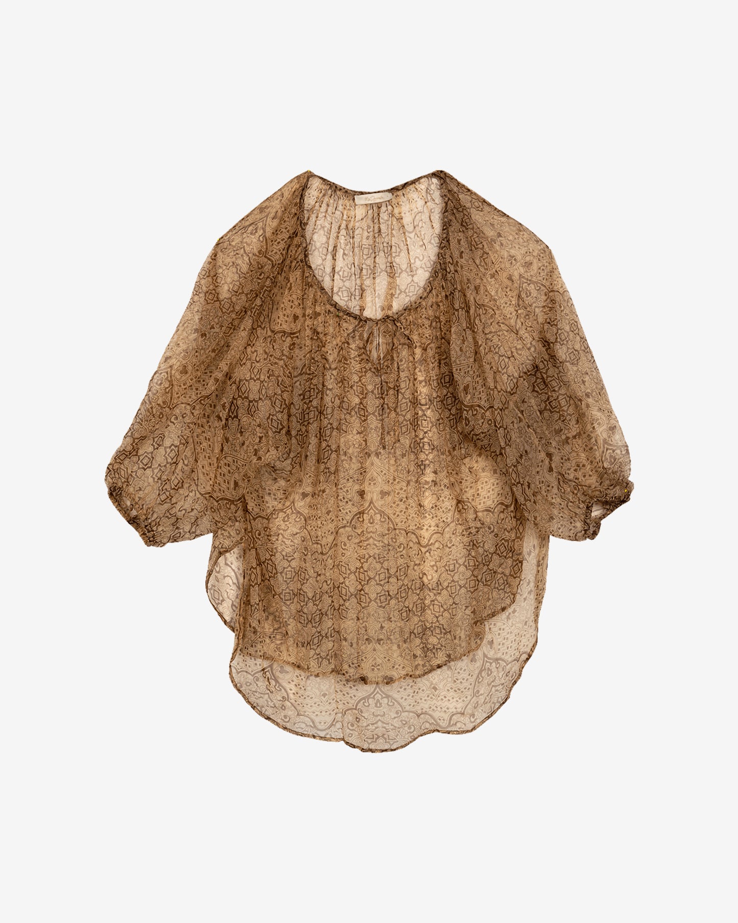 Corbusier Blouse - Olive Brown