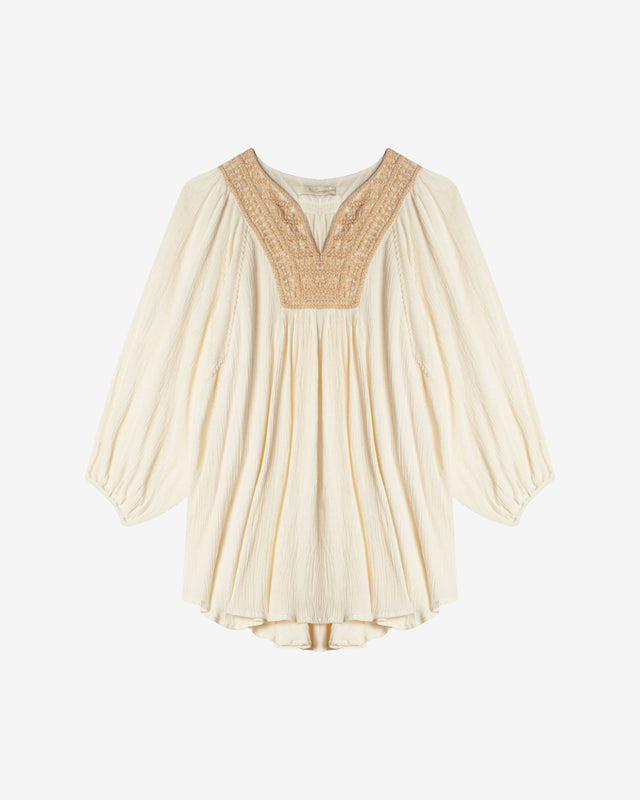 Frederica Blouse - Ecru - Image 1